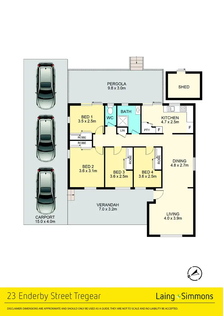 Floorplan of Homely house listing, 23 Enderby Street, Tregear NSW 2770