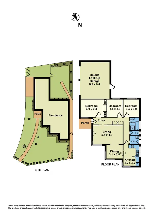 Floorplan of Homely house listing, 5 Service Street, Sunshine VIC 3020