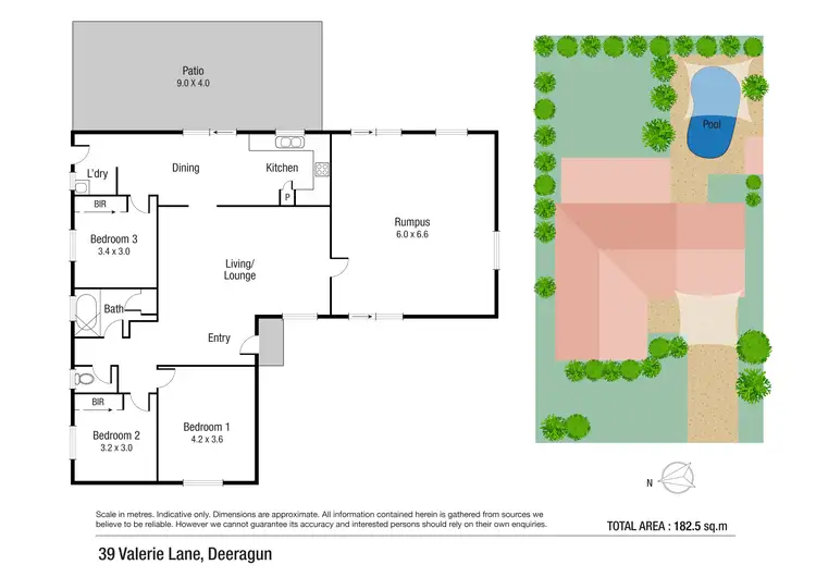 Floorplan of Homely house listing, 39 Valerie Lane, Deeragun QLD 4818