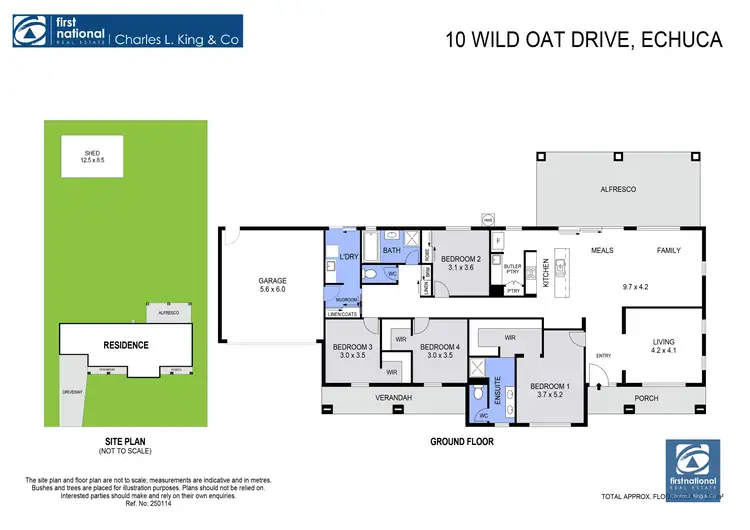 Floorplan of Homely house listing, 10 Wild Oat Drive, Echuca VIC 3564