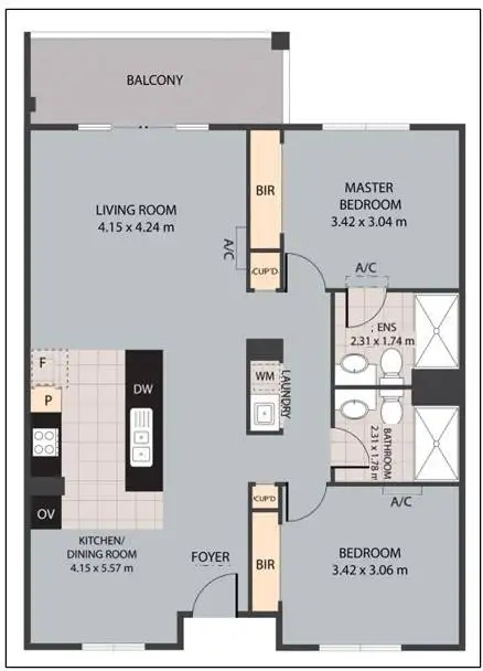 Floorplan of Homely unit listing, 13/13 Albert Street, Cranbrook QLD 4814