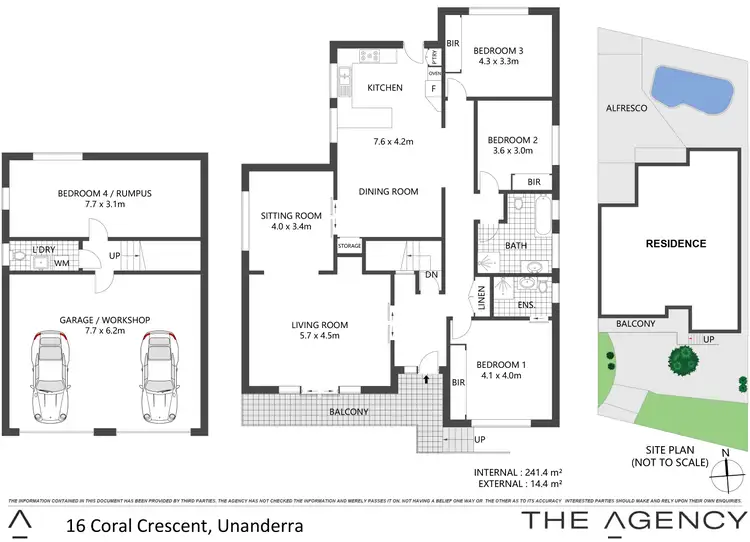 Floorplan of Homely house listing, 16 Coral Crescent, Unanderra NSW 2526