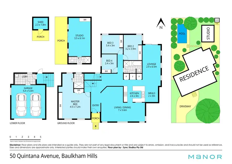 Floorplan of Homely house listing, 50 Quintana Avenue, Baulkham Hills NSW 2153