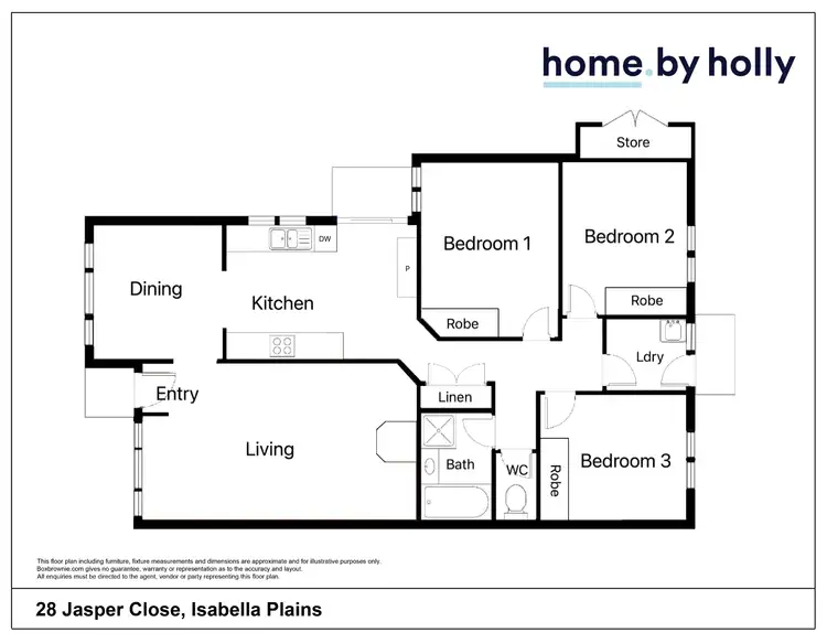 Floorplan of Homely house listing, 28 Jasper Close, Isabella Plains ACT 2905