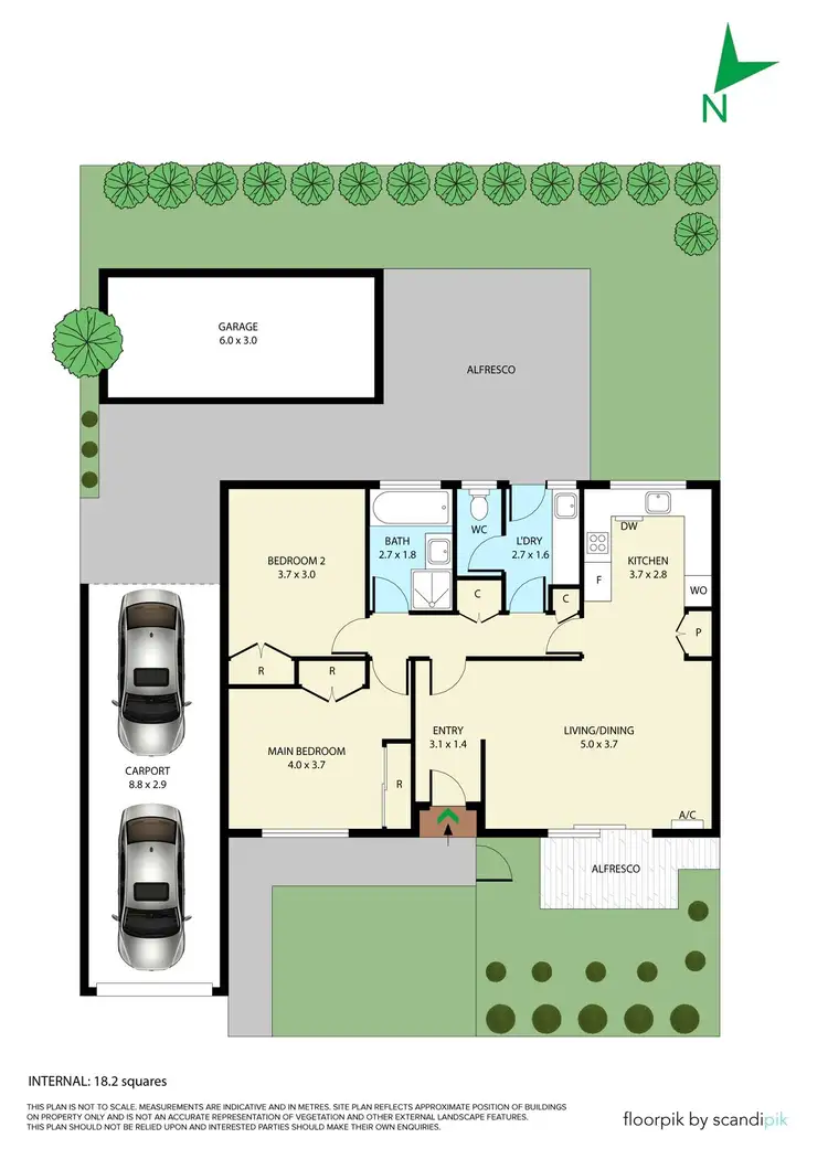 Floorplan of Homely unit listing, 8/56-60 Hamilton Road, Bayswater North VIC 3153