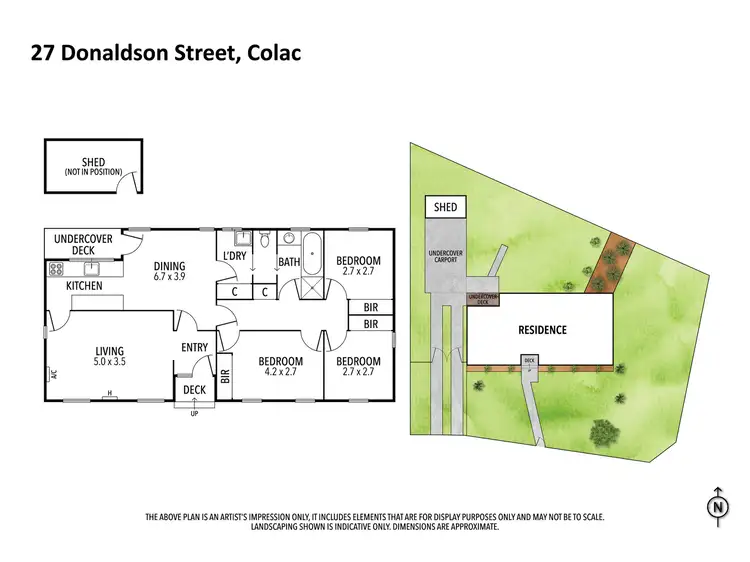 Floorplan of Homely house listing, 27 Donaldson Street, Colac VIC 3250