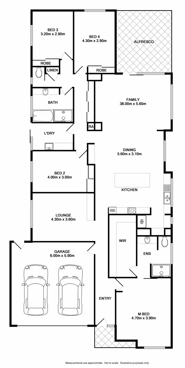Floorplan of Homely house listing, 9 Canon Street, Leneva VIC 3691