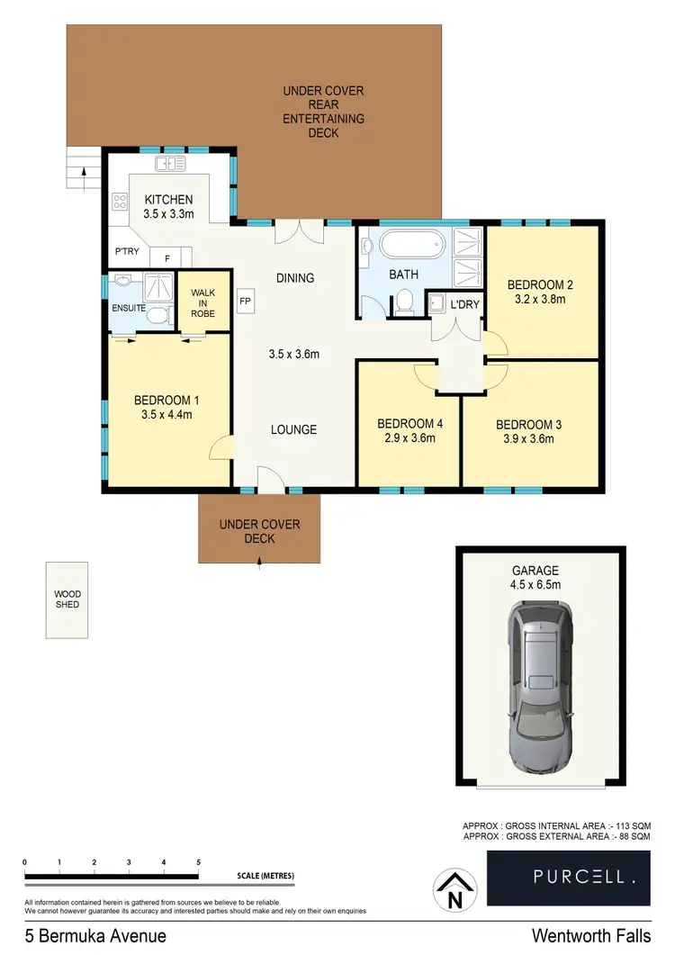 Floorplan of Homely house listing, 5 Bermuka Avenue, Wentworth Falls NSW 2782