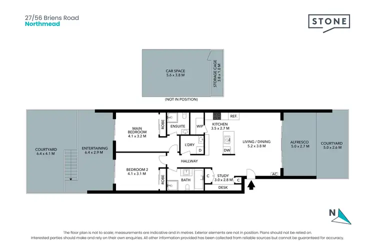 Floorplan of Homely apartment listing, 27/56 Briens Road, Northmead NSW 2152