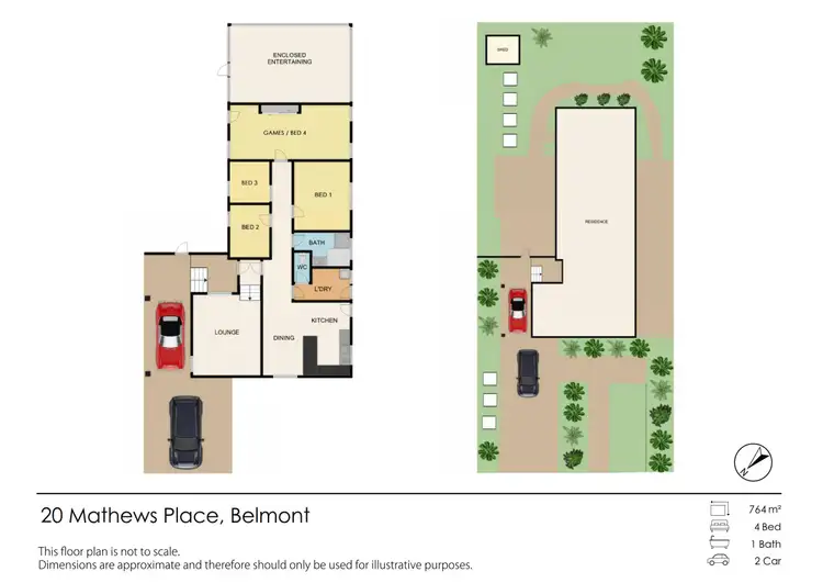 Floorplan of Homely house listing, 20 Mathews Place, Belmont WA 6104