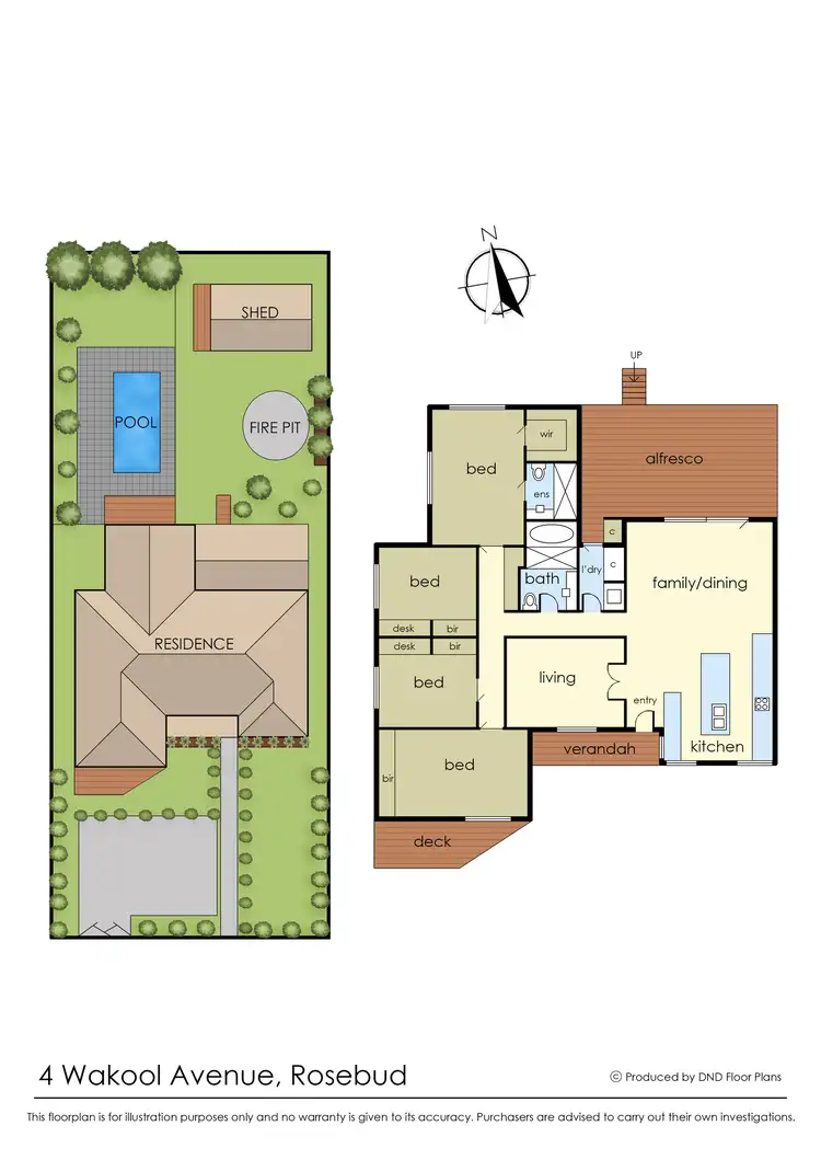 Floorplan of Homely house listing, 4 Wakool Avenue, Rosebud VIC 3939