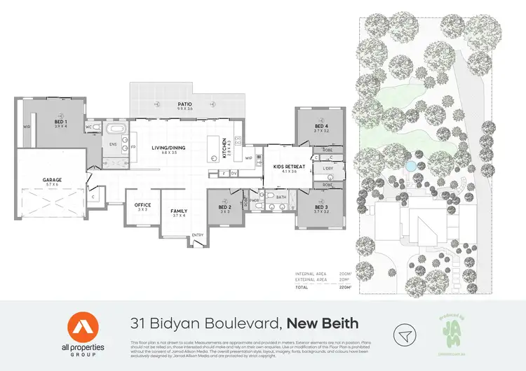 Floorplan of Homely house listing, 31-35 Bidyan Boulevard, New Beith QLD 4124