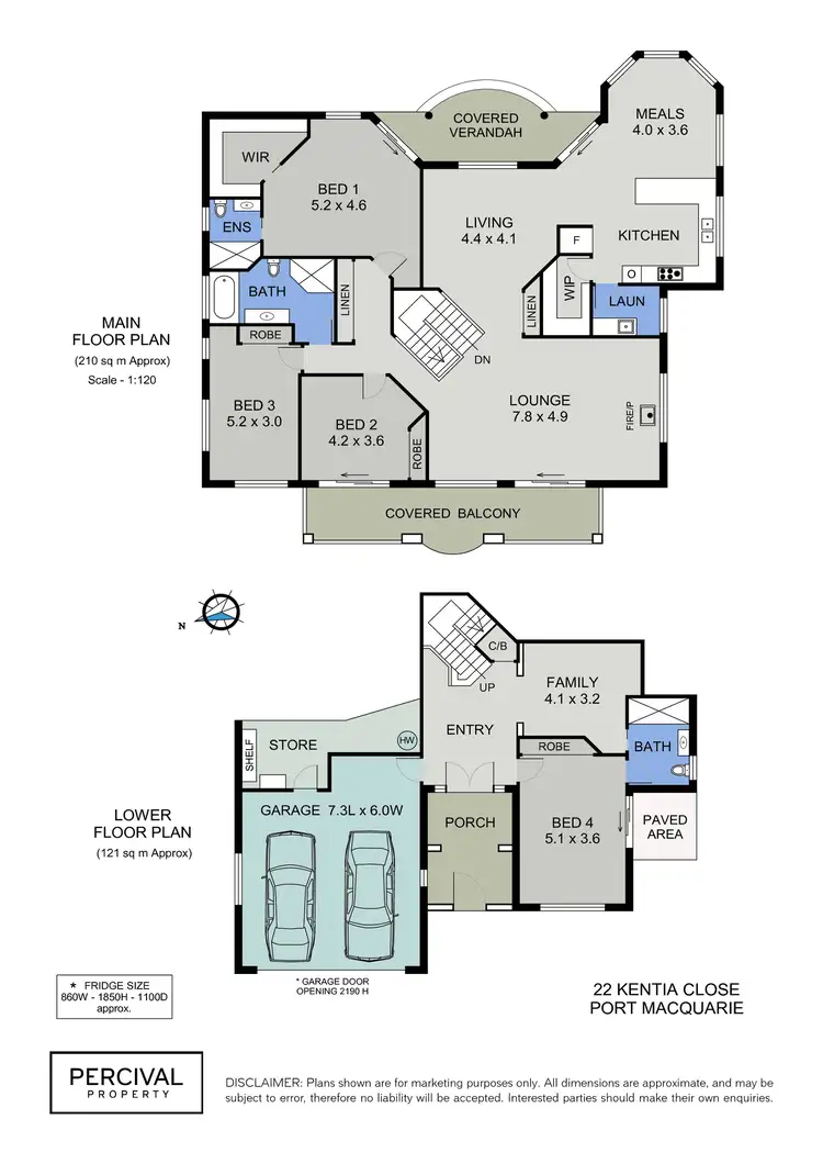 Floorplan of Homely house listing, 22 Kentia Close, Port Macquarie NSW 2444