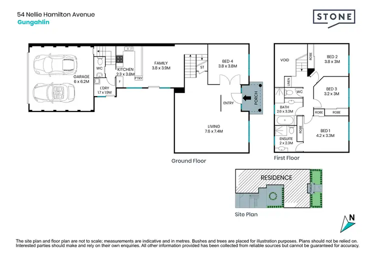 Floorplan of Homely house listing, 54 Nellie Hamilton Avenue, Gungahlin ACT 2912
