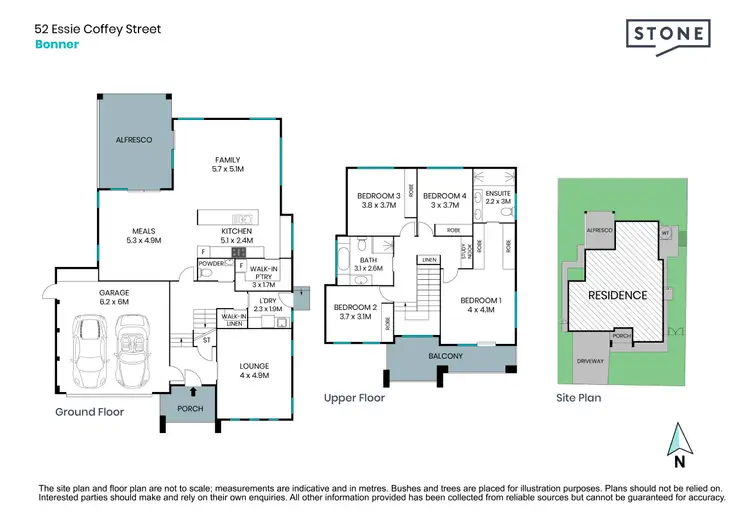 Floorplan of Homely house listing, 52 Essie Coffey Street, Bonner ACT 2914