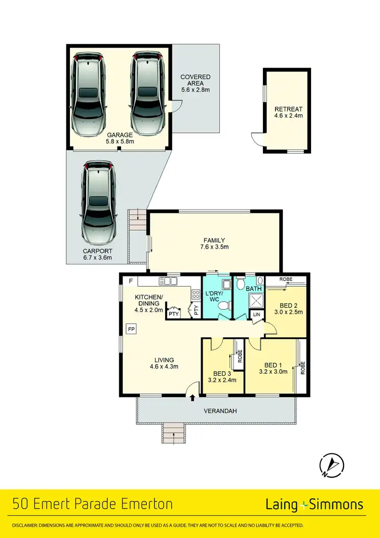 Floorplan of Homely house listing, 50 Emert Parade, Emerton NSW 2770