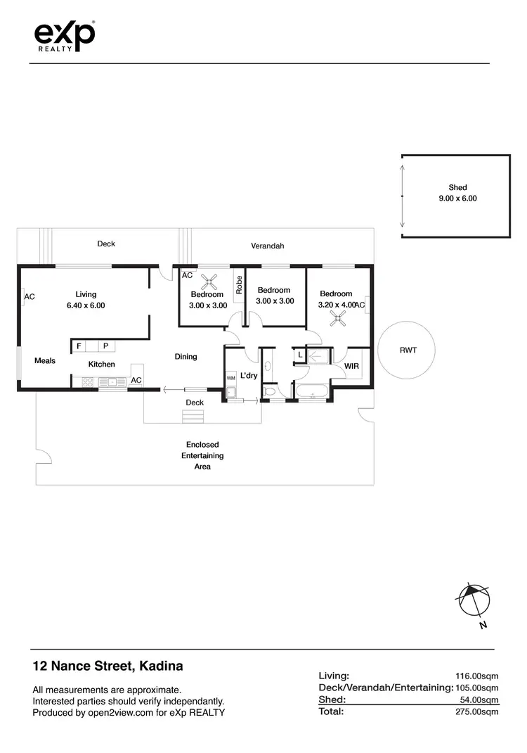 Floorplan of Homely house listing, 12 Nance Street, Kadina SA 5554