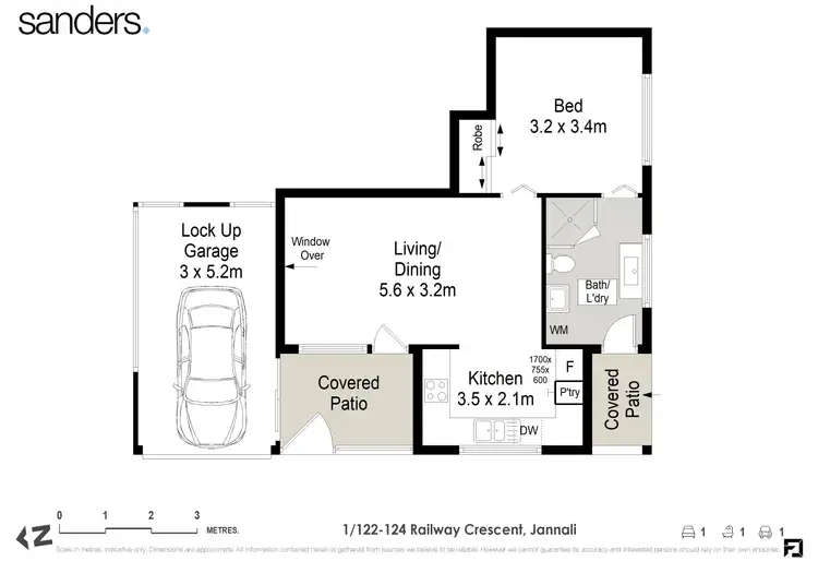 Floorplan of Homely villa listing, 1/122-124 Railway Crescent, Jannali NSW 2226