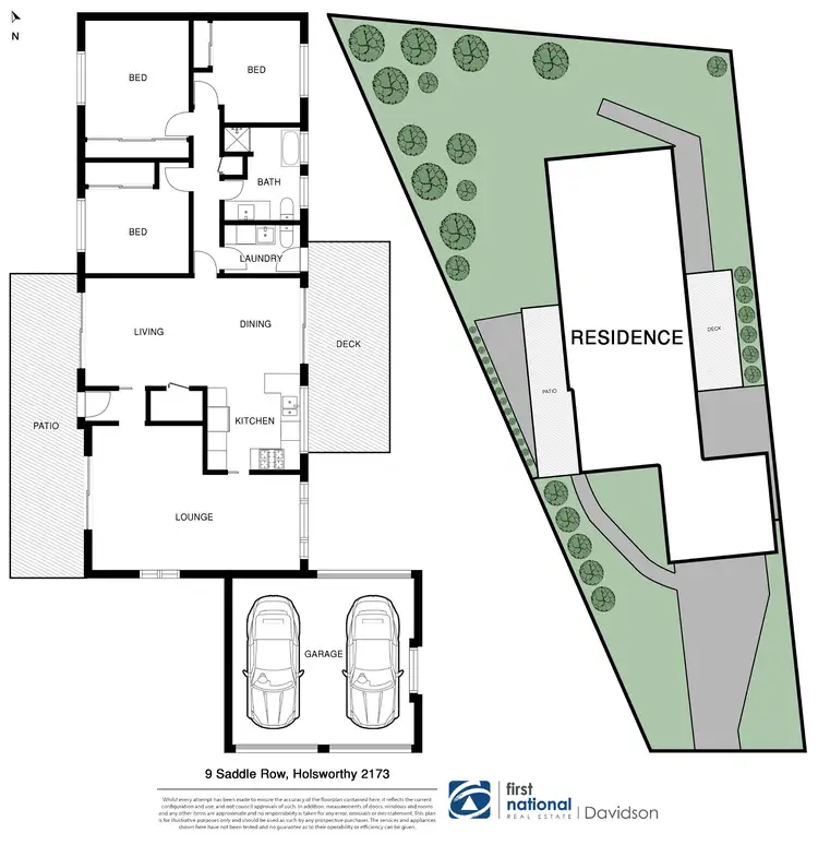 Floorplan of Homely house listing, 9 Saddle Row, Holsworthy NSW 2173