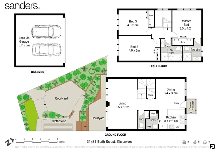 Floorplan of Homely townhouse listing, 31/81 Bath Road, Kirrawee NSW 2232