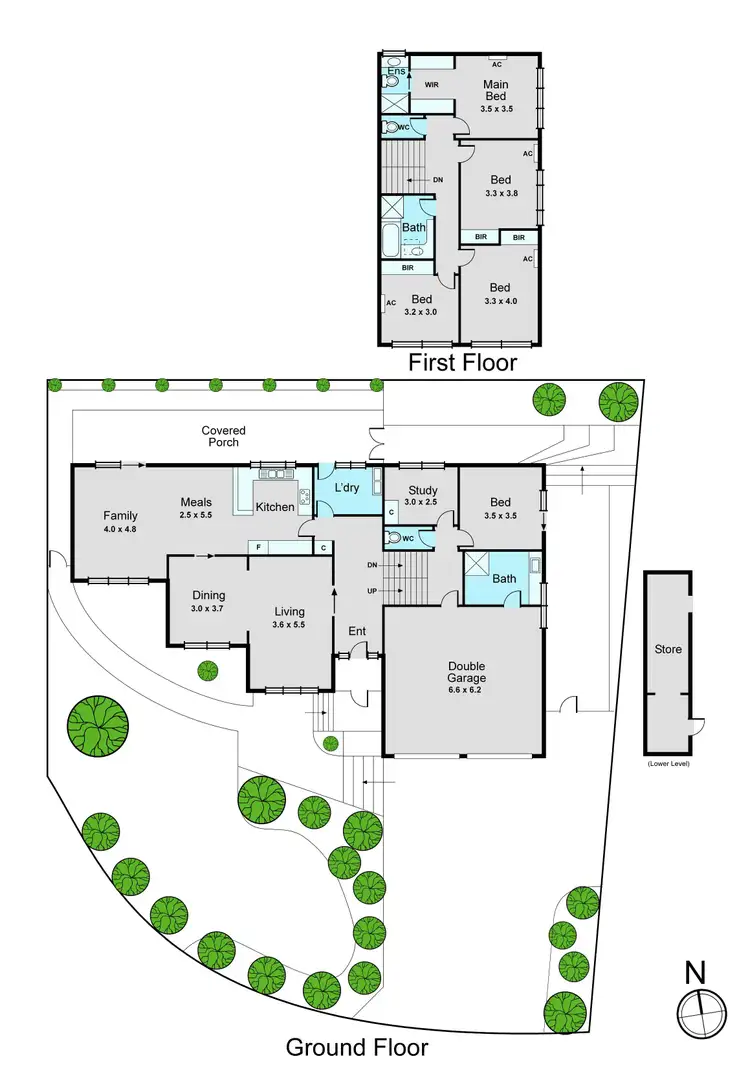 Floorplan of Homely house listing, 58 Kidderminster Drive, Wantirna VIC 3152