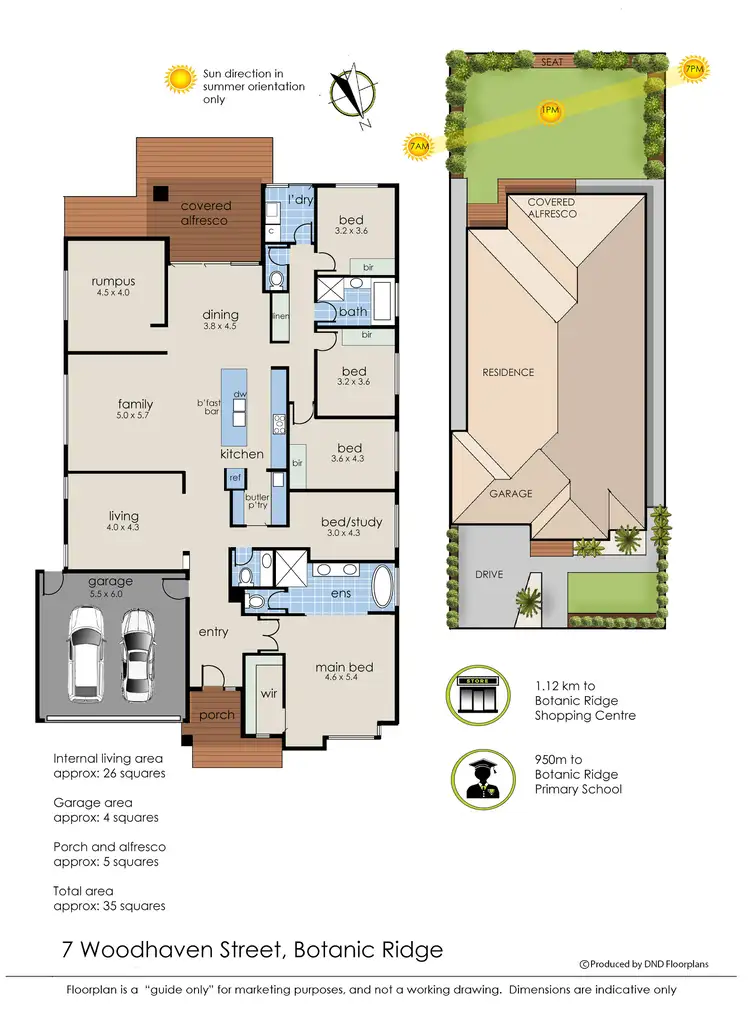Floorplan of Homely house listing, 7 Woodhaven Street, Botanic Ridge VIC 3977