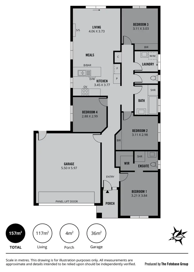 Floorplan of Homely house listing, 53 Cherry Avenue, Direk SA 5110