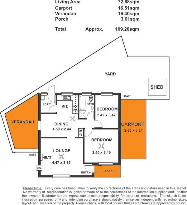 Floorplan of Homely unit listing, 1/242 Fletcher Road, Largs North SA 5016