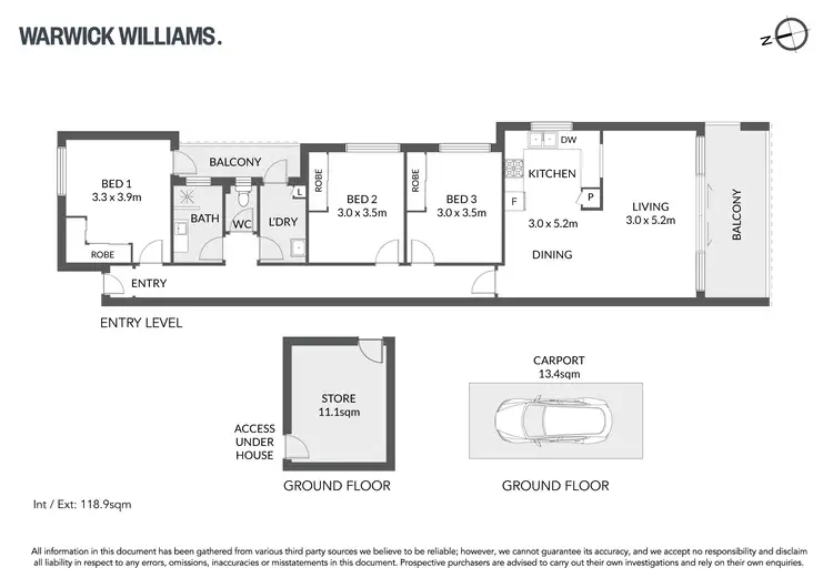Floorplan of Homely apartment listing, 1/311 Victoria Place, Drummoyne NSW 2047
