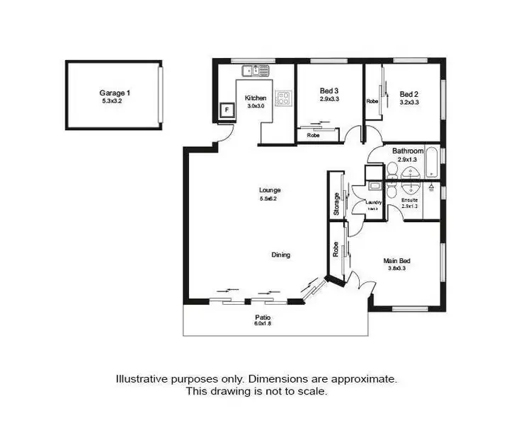 Floorplan of Homely unit listing, 1/35 Greenslopes Street, Manunda QLD 4870