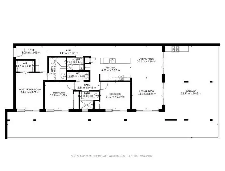 Floorplan of Homely apartment listing, 20/93-95 McLeod Street, Cairns City QLD 4870