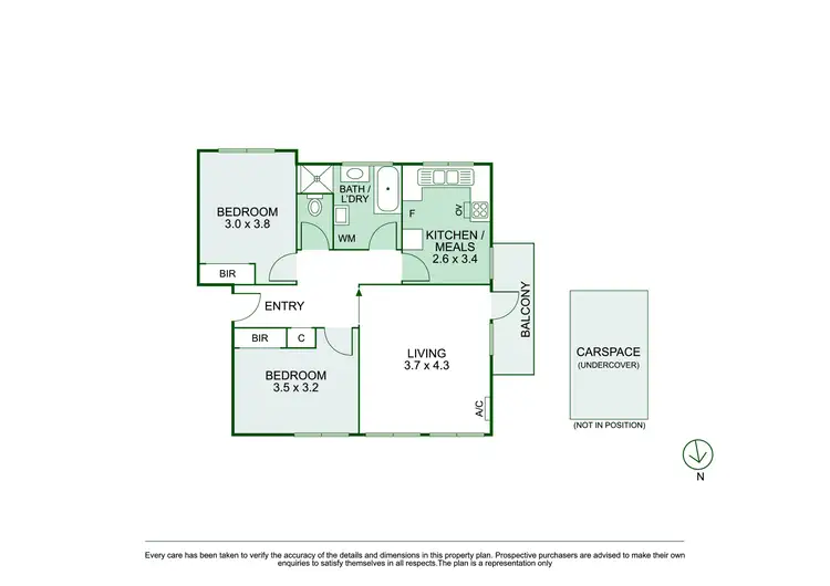 Floorplan of Homely apartment listing, 8/50 Sutherland Road, Armadale VIC 3143