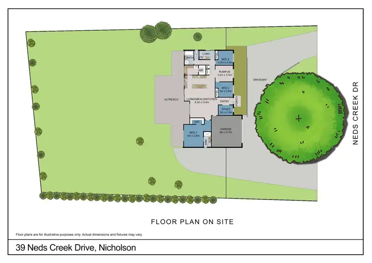 Floorplan of Homely house listing, 39 Neds Creek Drive, Nicholson VIC 3882