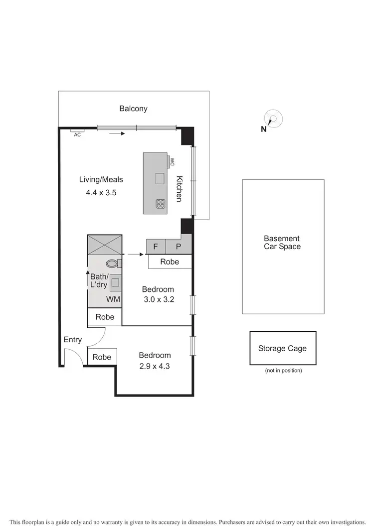 Floorplan of Homely apartment listing, 6/24 Pine Avenue, Elwood VIC 3184