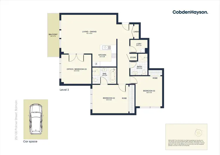 Floorplan of Homely apartment listing, 6/85 Palmer Street, Balmain NSW 2041