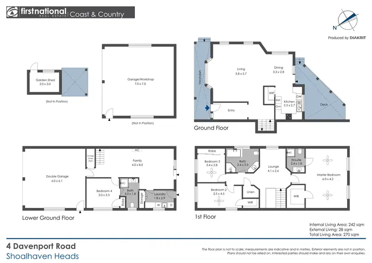 Floorplan of Homely house listing, 4 Davenport Road, Shoalhaven Heads NSW 2535