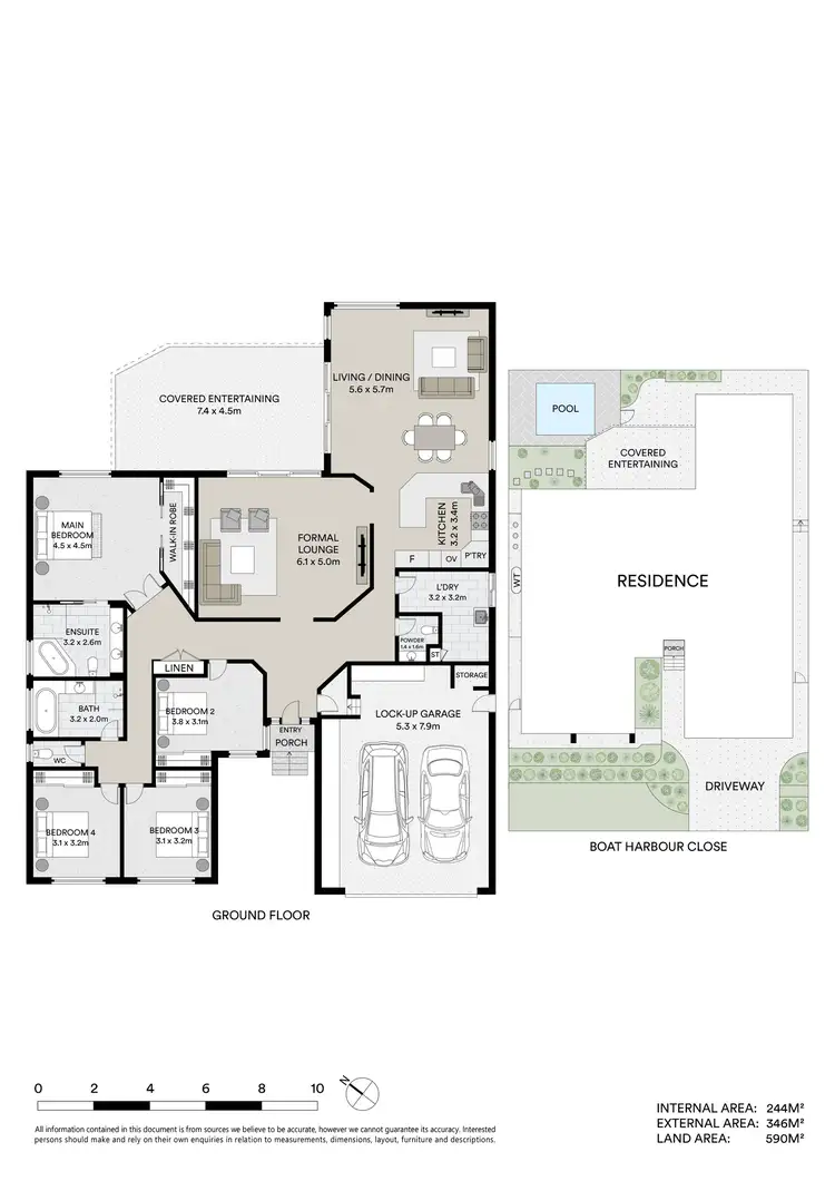 Floorplan of Homely house listing, 19 Boat Harbour Close, Summerland Point NSW 2259