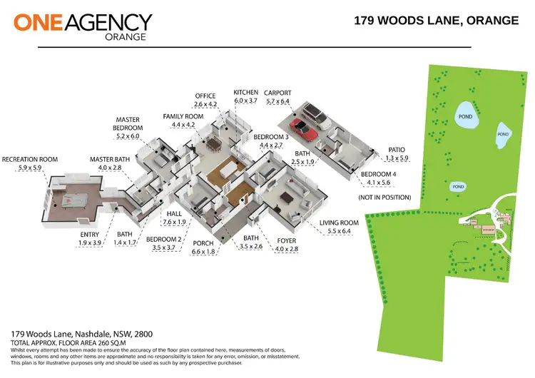 Floorplan of Homely house listing, 179 Woods Lane, Orange NSW 2800