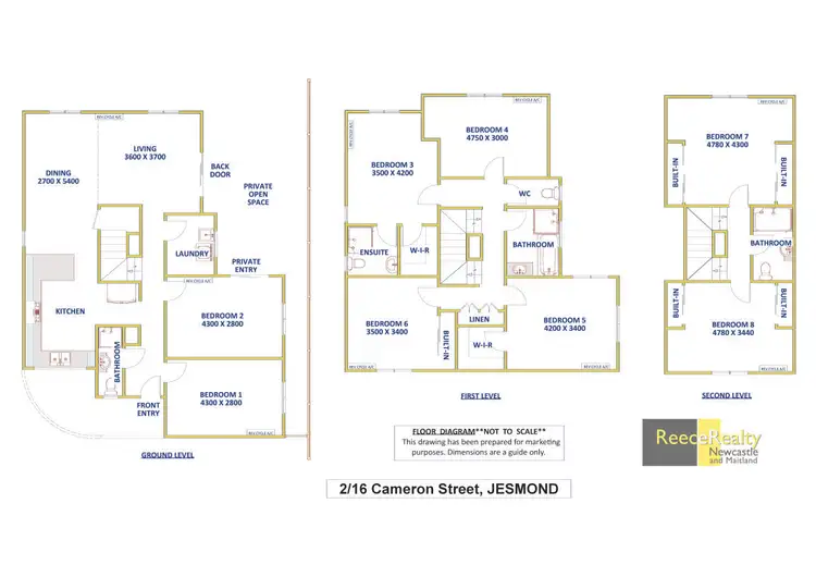 Floorplan of Homely house listing, 2/16 Cameron Street, Jesmond NSW 2299