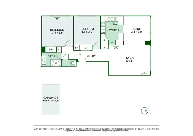 Floorplan of Homely apartment listing, 8/11 Wrexham Road, Prahran VIC 3181