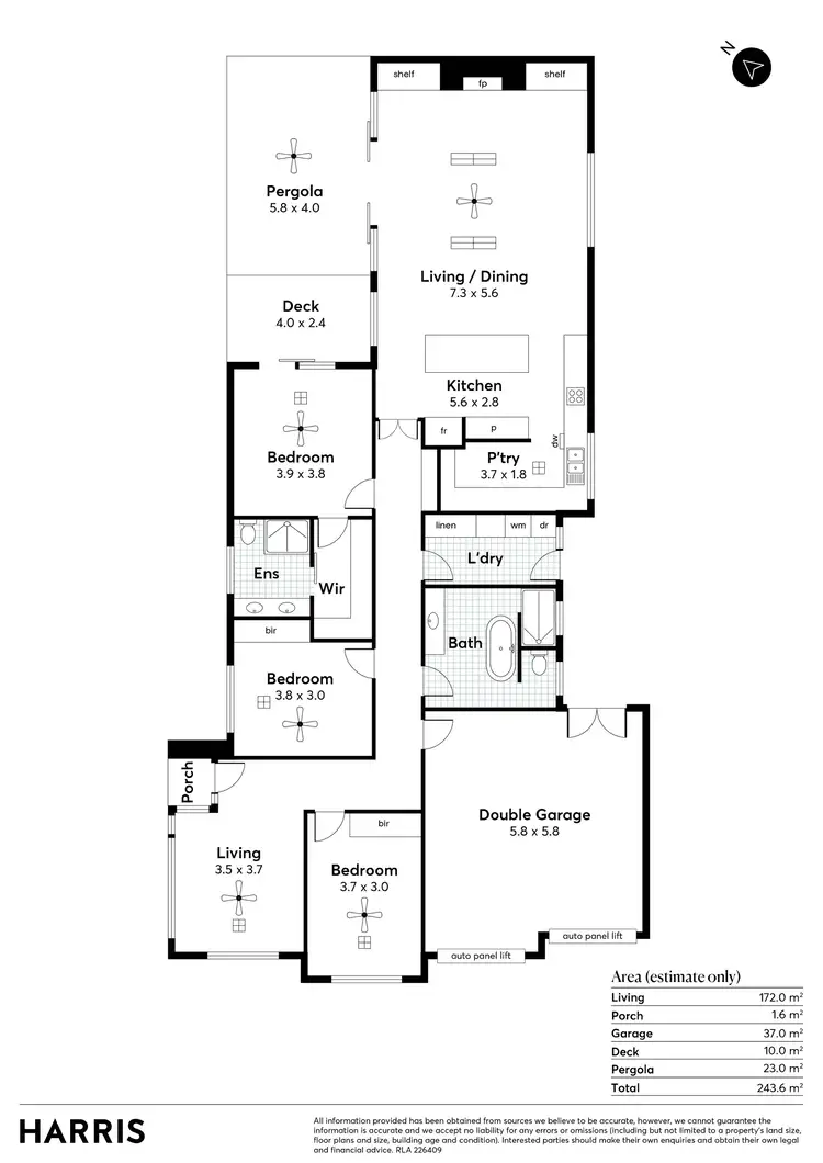 Floorplan of Homely house listing, 7 Eli Street, Torrens Park SA 5062