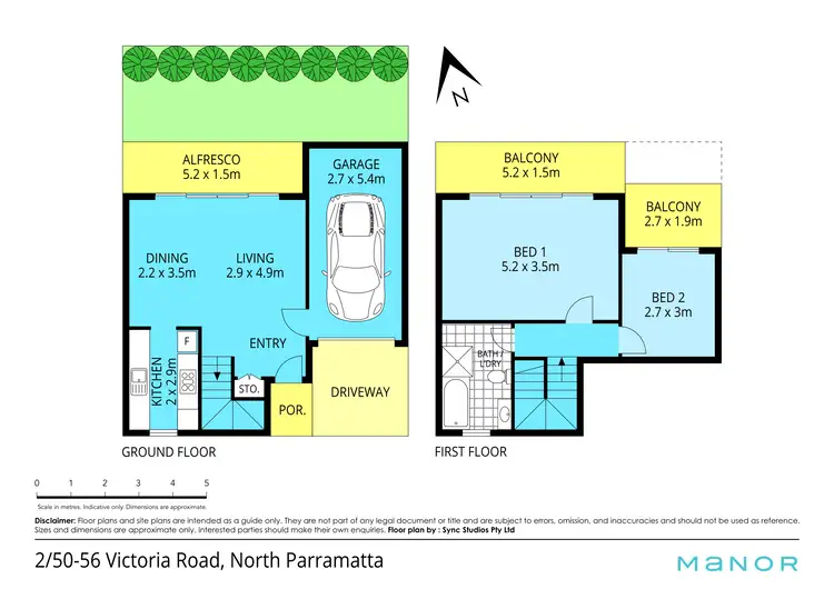 Floorplan of Homely townhouse listing, 2/50-56 Victoria Road, North Parramatta NSW 2151