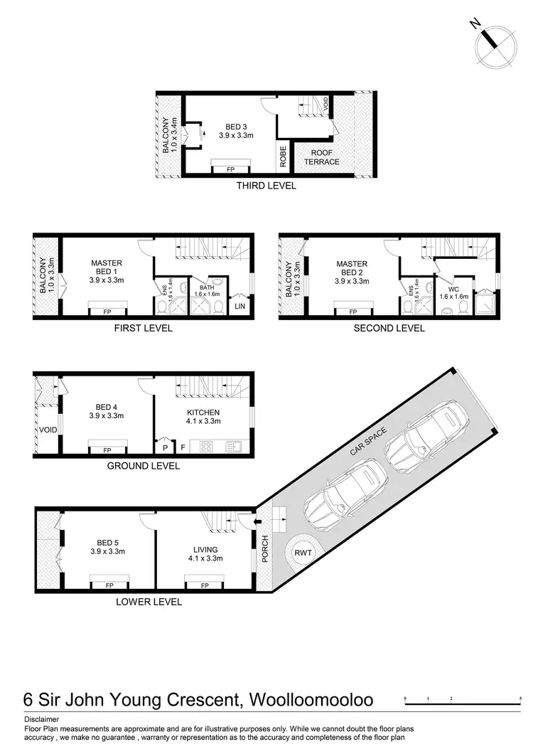 Floorplan of Homely terrace listing, 6 Sir John Young Crescent, Woolloomooloo NSW 2011
