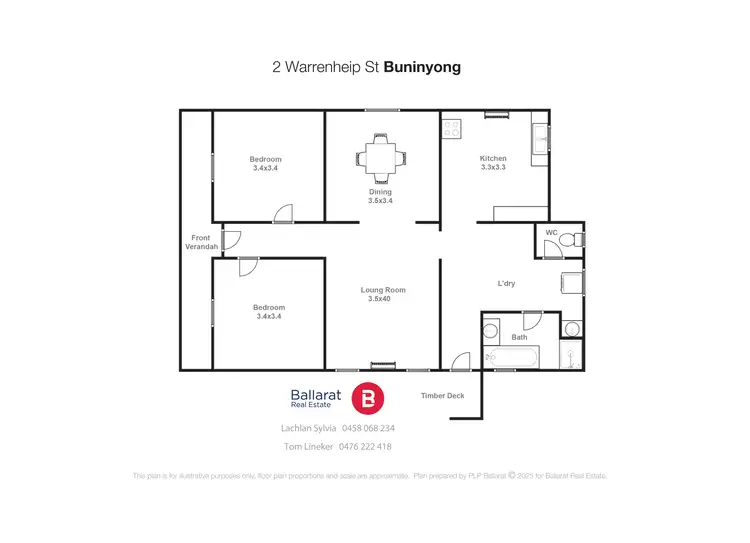 Floorplan of Homely house listing, 2 Warrenheip Street, Buninyong VIC 3357