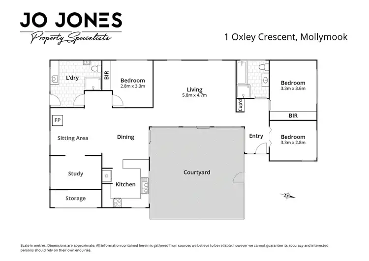 Floorplan of Homely house listing, 1 Oxley Crescent, Mollymook Beach NSW 2539
