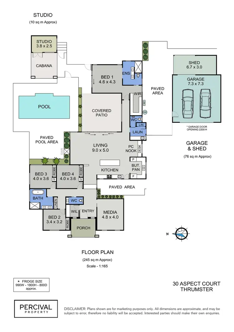 Floorplan of Homely house listing, 30 Aspect Court, Thrumster NSW 2444
