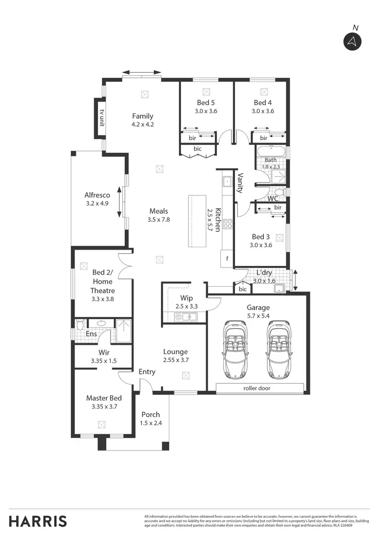 Floorplan of Homely house listing, 9 Clonlara Circuit, Virginia SA 5120