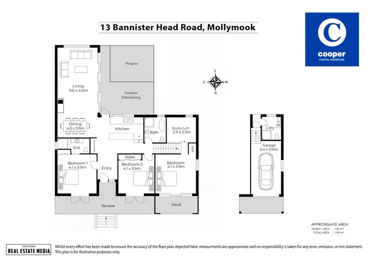 Floorplan of Homely house listing, 13 Bannister Head Road, Mollymook Beach NSW 2539