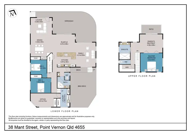 Floorplan of Homely house listing, 38 Mant Street, Point Vernon QLD 4655