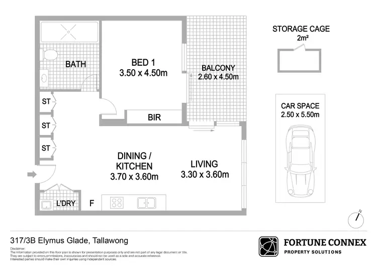 Floorplan of Homely apartment listing, 317/3B Elymus Glade, Tallawong NSW 2762